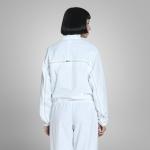 DARE TO Women's Oversized Zip-Off Woven Jacket
