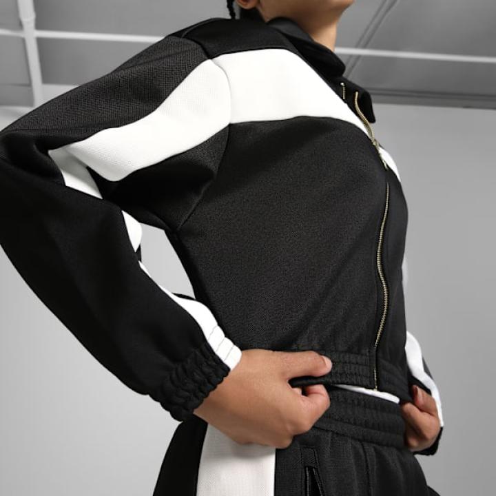 PUMA Women's Relaxed Crop Track Jacket