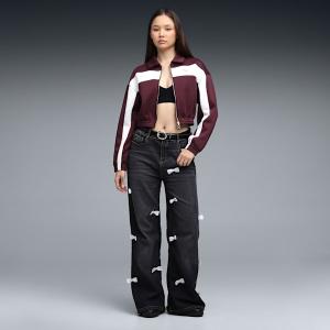 PUMA Women's Relaxed Crop Track Jacket