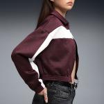 PUMA Women's Relaxed Crop Track Jacket