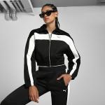 PUMA Women's Relaxed Crop Track Jacket